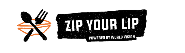 zipyourlip logo samen tegen honger