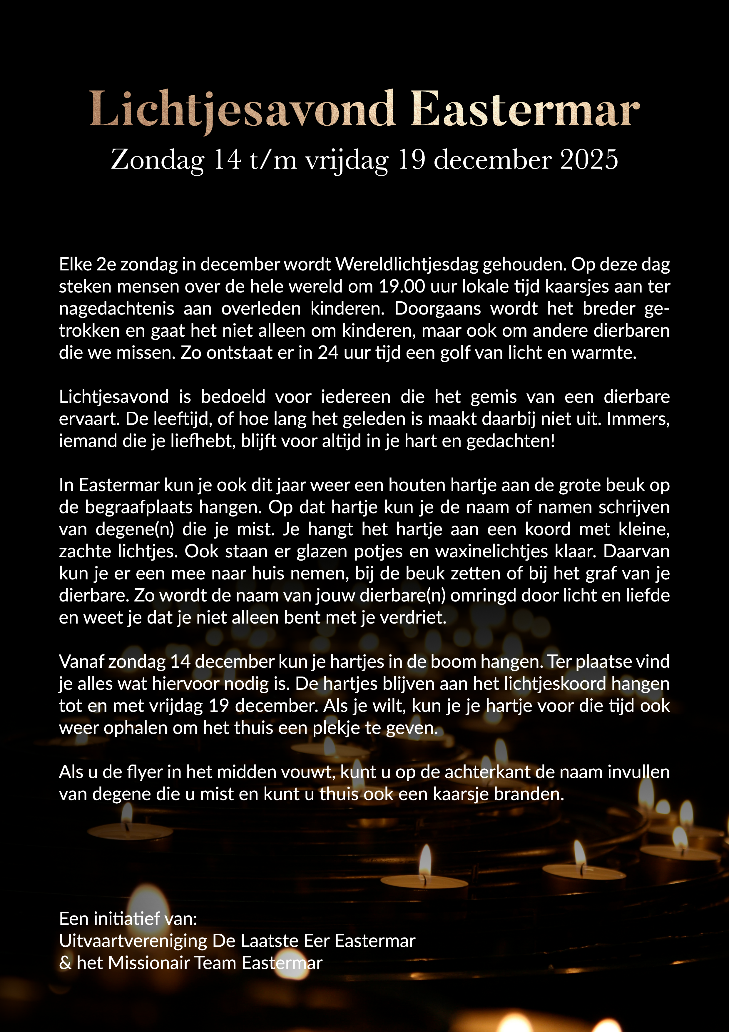 Lichtjesavond Eastermar 2025